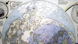 Карта Земли 20 тысяч лет назад